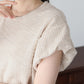 バルーンスリーブツイードＴシャツ【メール便】