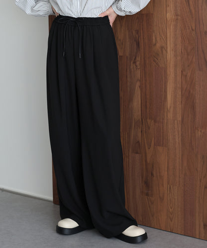 【SALE】レザードロストワイドパンツ