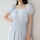 【早割5％OFF】コットンレースオフショルダーワンピース