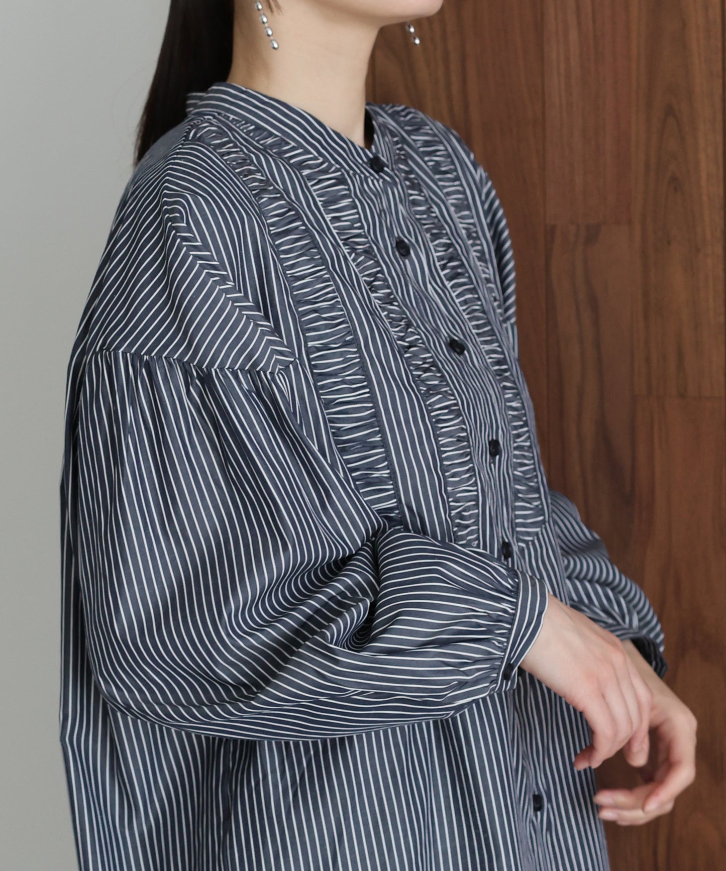 フロントシャーリングシャツ【ネコポス】