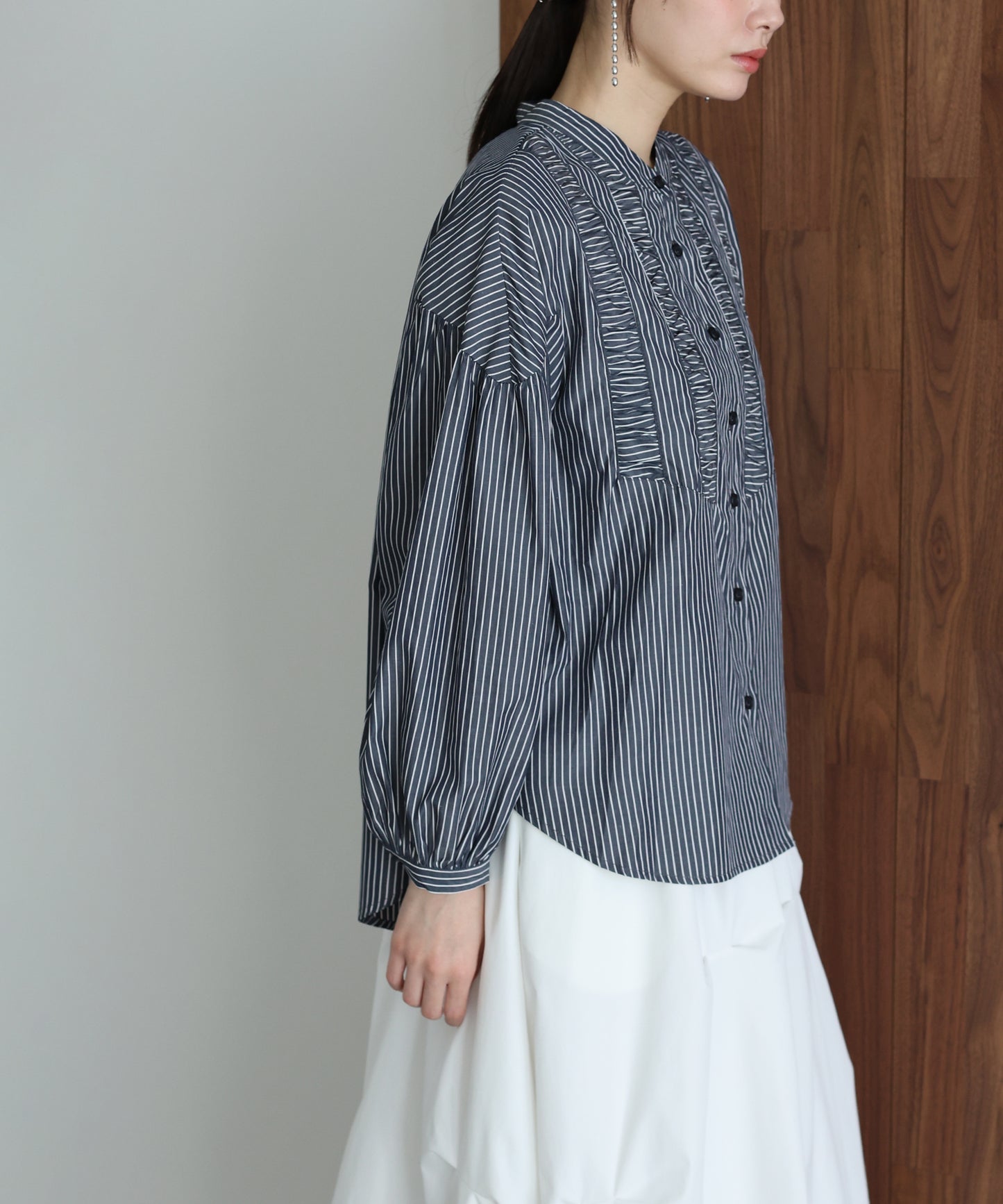 フロントシャーリングシャツ【ネコポス】