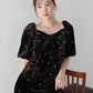 【早割5％OFF】《2サイズ展開》リボンパールベロアドレス