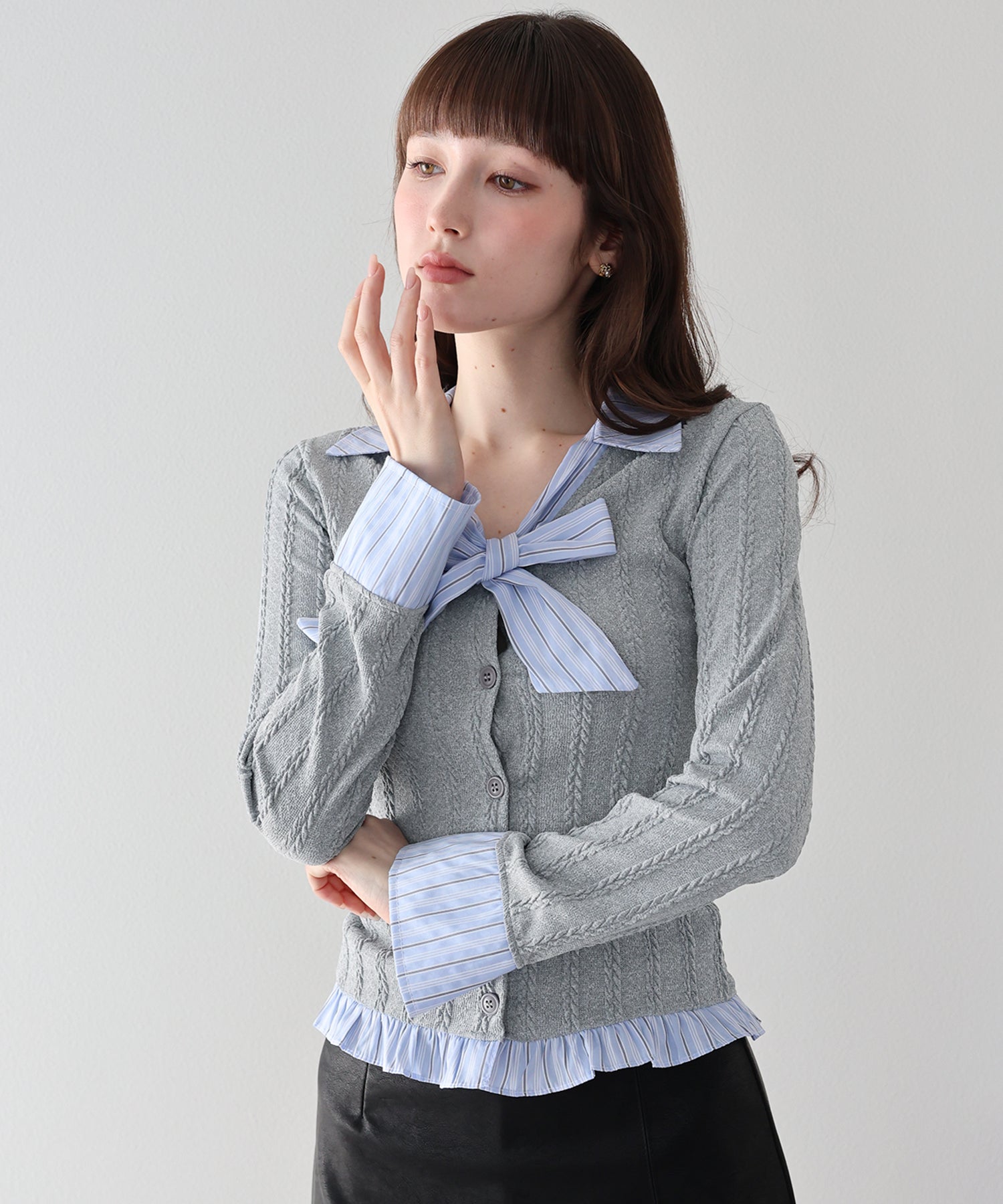 ピンストライプテーラードジャケット – BLUE ONLINE