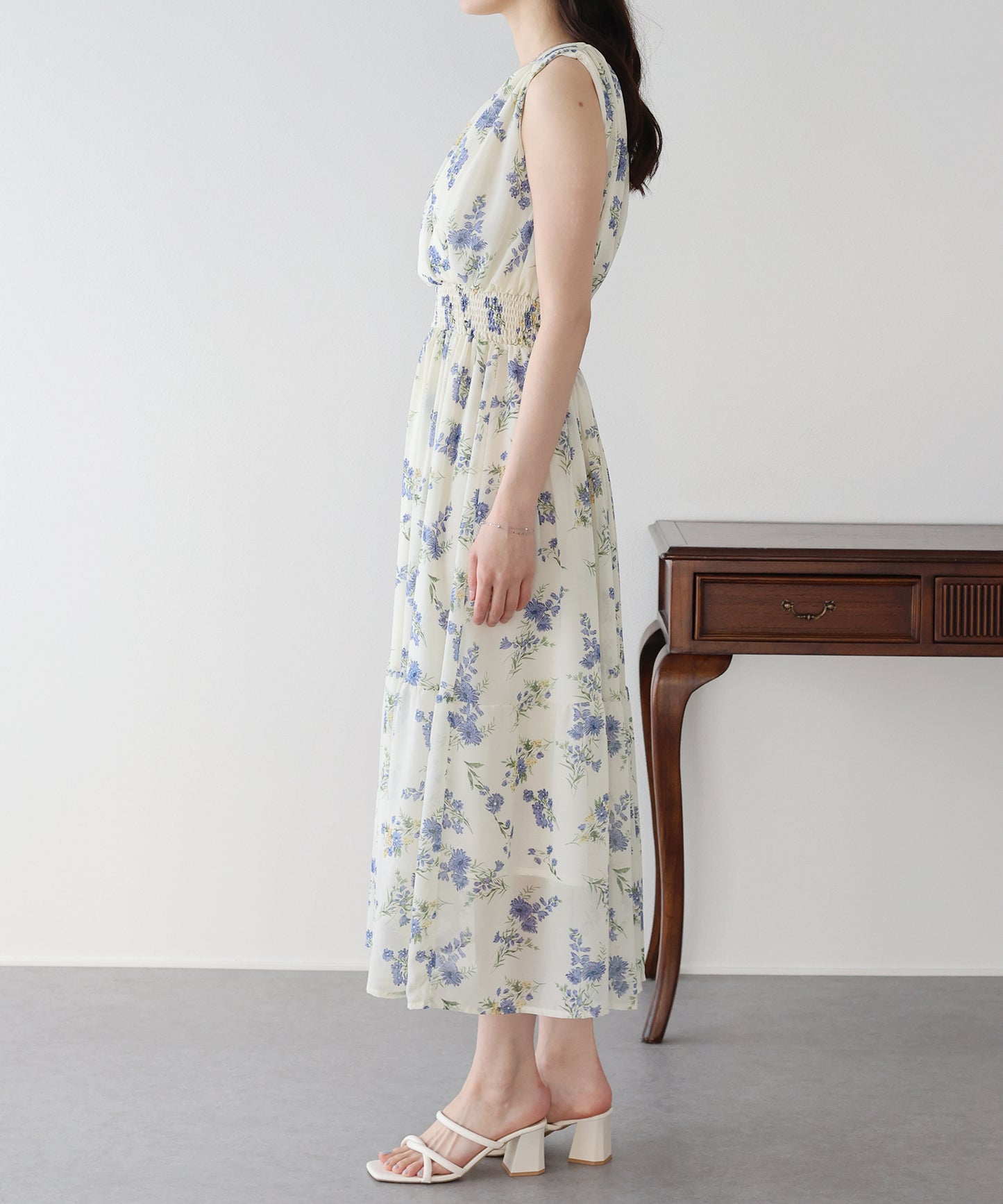 【早割5％OFF】フラワーカシュクールワンピース