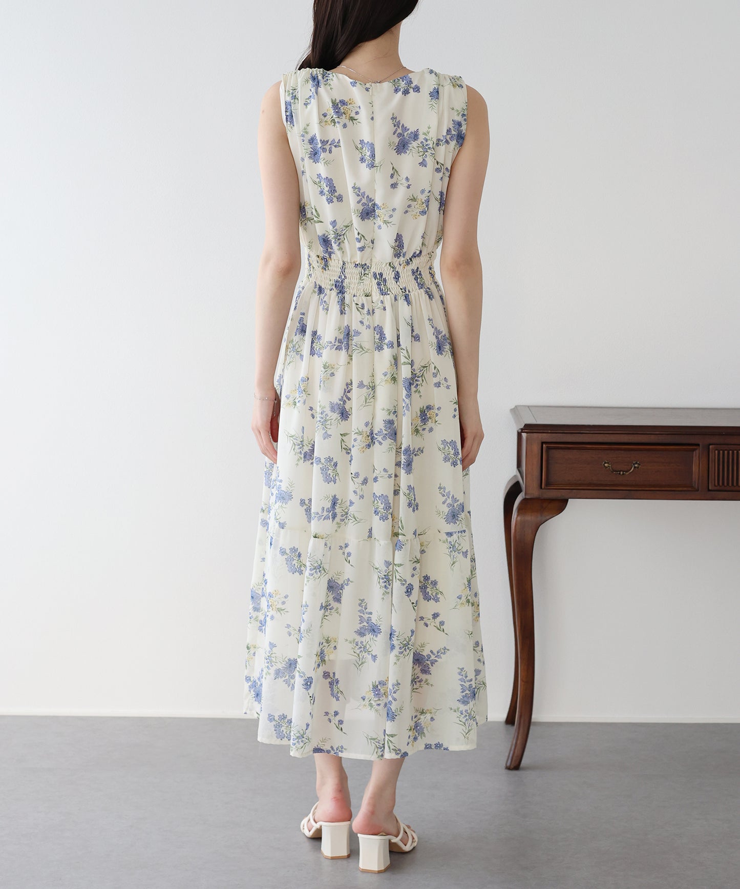 【早割5％OFF】フラワーカシュクールワンピース