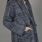 【早割5％OFF】[ J by blue ]チェックロングコート