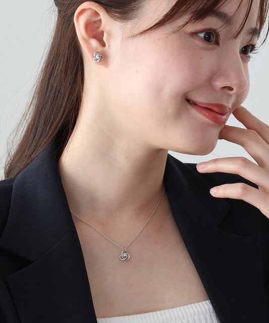 【早割5％OFF】リングビジューネックレス / ニッケルフリー【ネコポス】