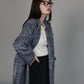 【早割5％OFF】[ J by blue ]チェックロングコート