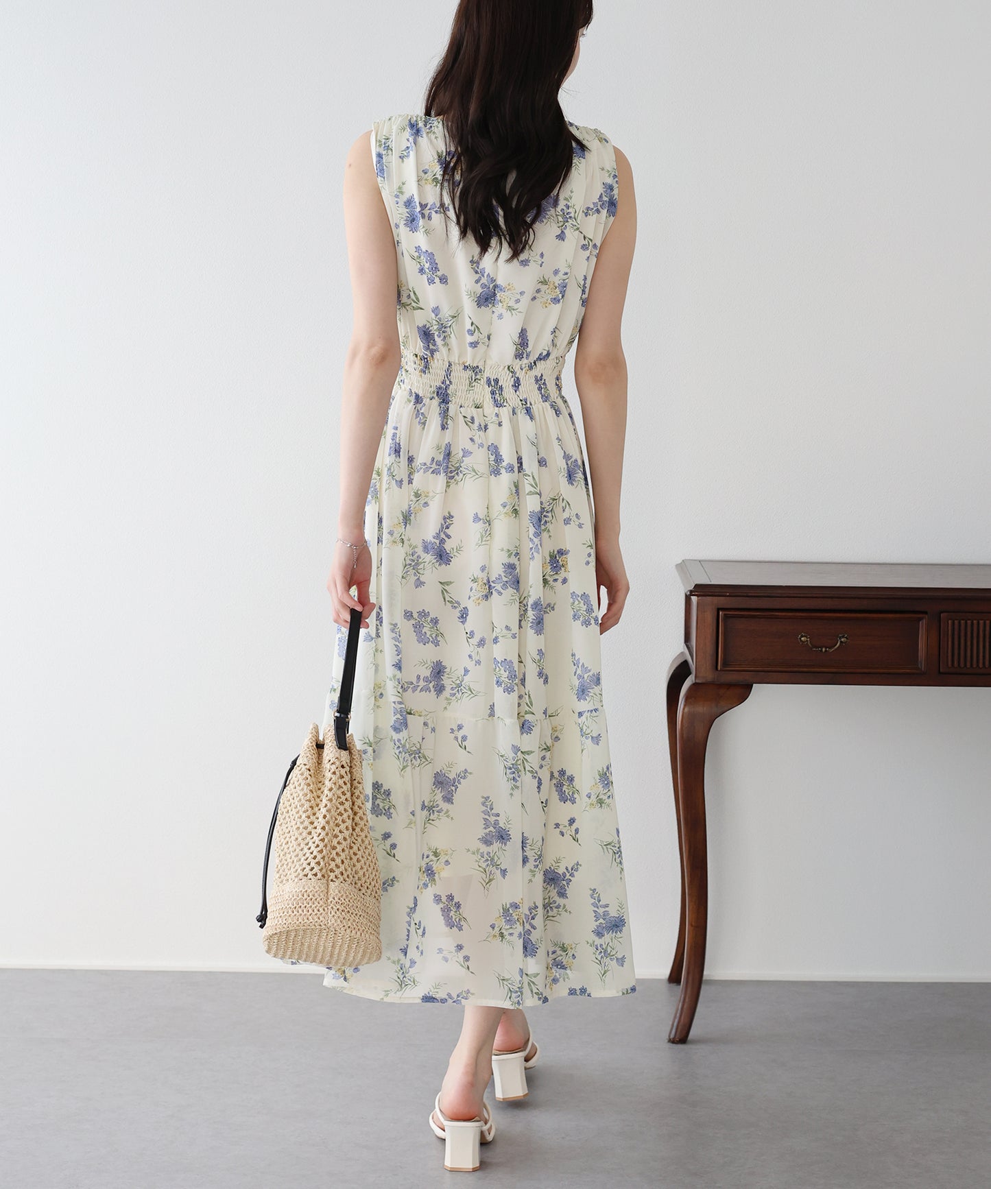 【早割5％OFF】フラワーカシュクールワンピース