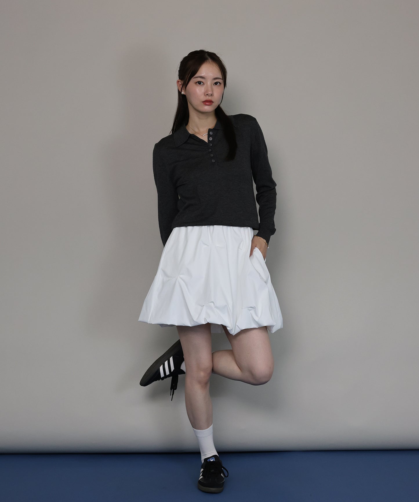 [ J by blue ]ピンタックミニスカート