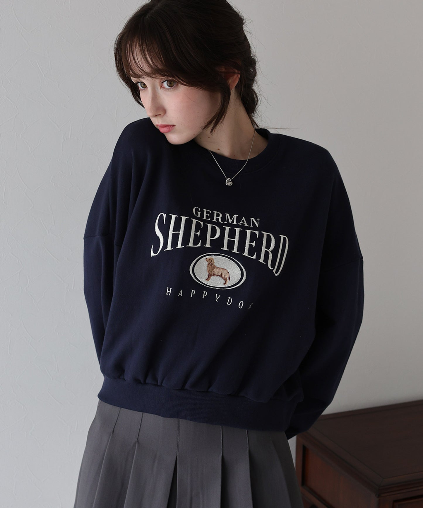 ゴールデンシェパード刺繍スウェット