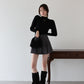 【早割5％OFF】ボリュームパフスリーブニット