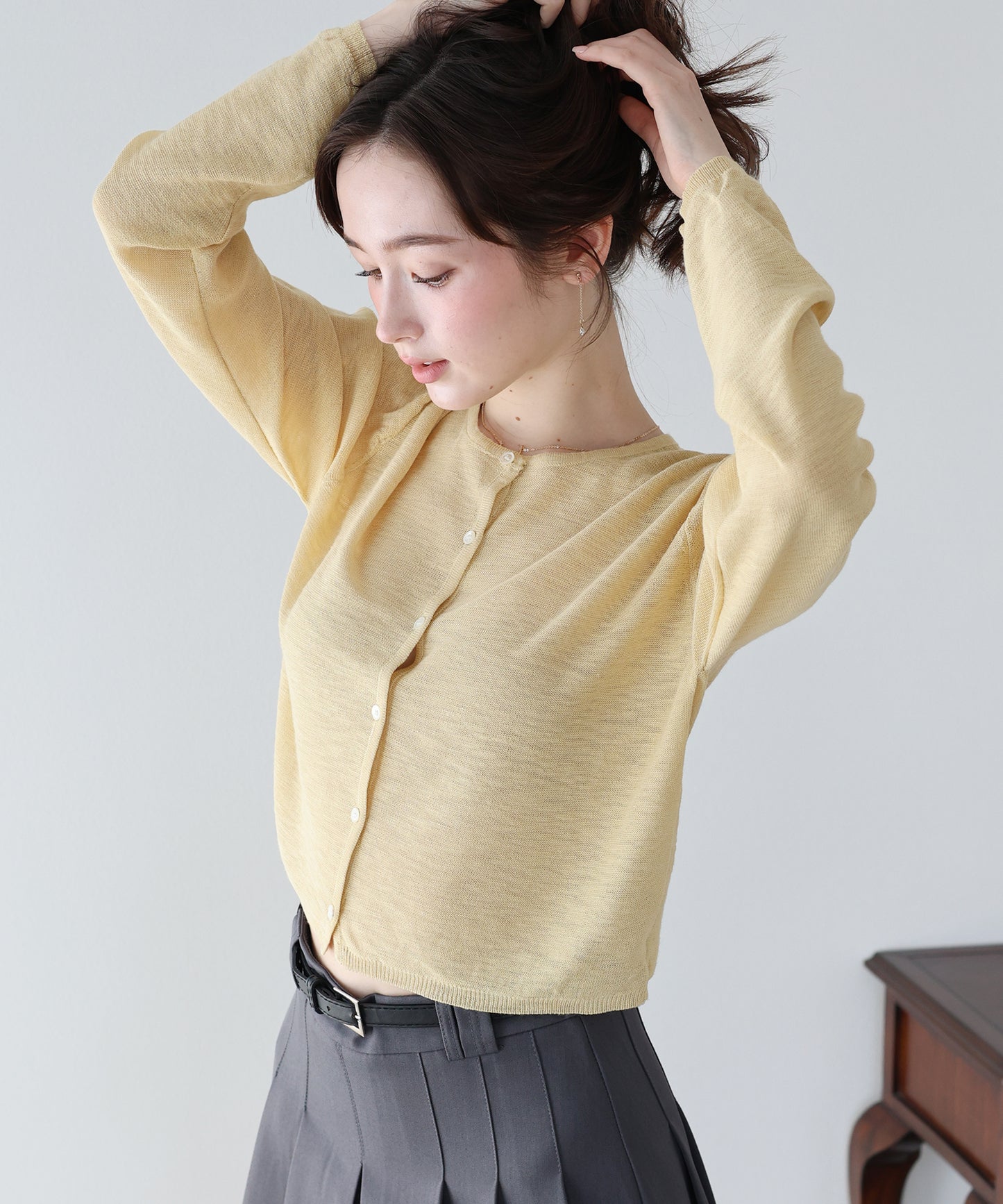 シアーニットカーディガン【ネコポス】