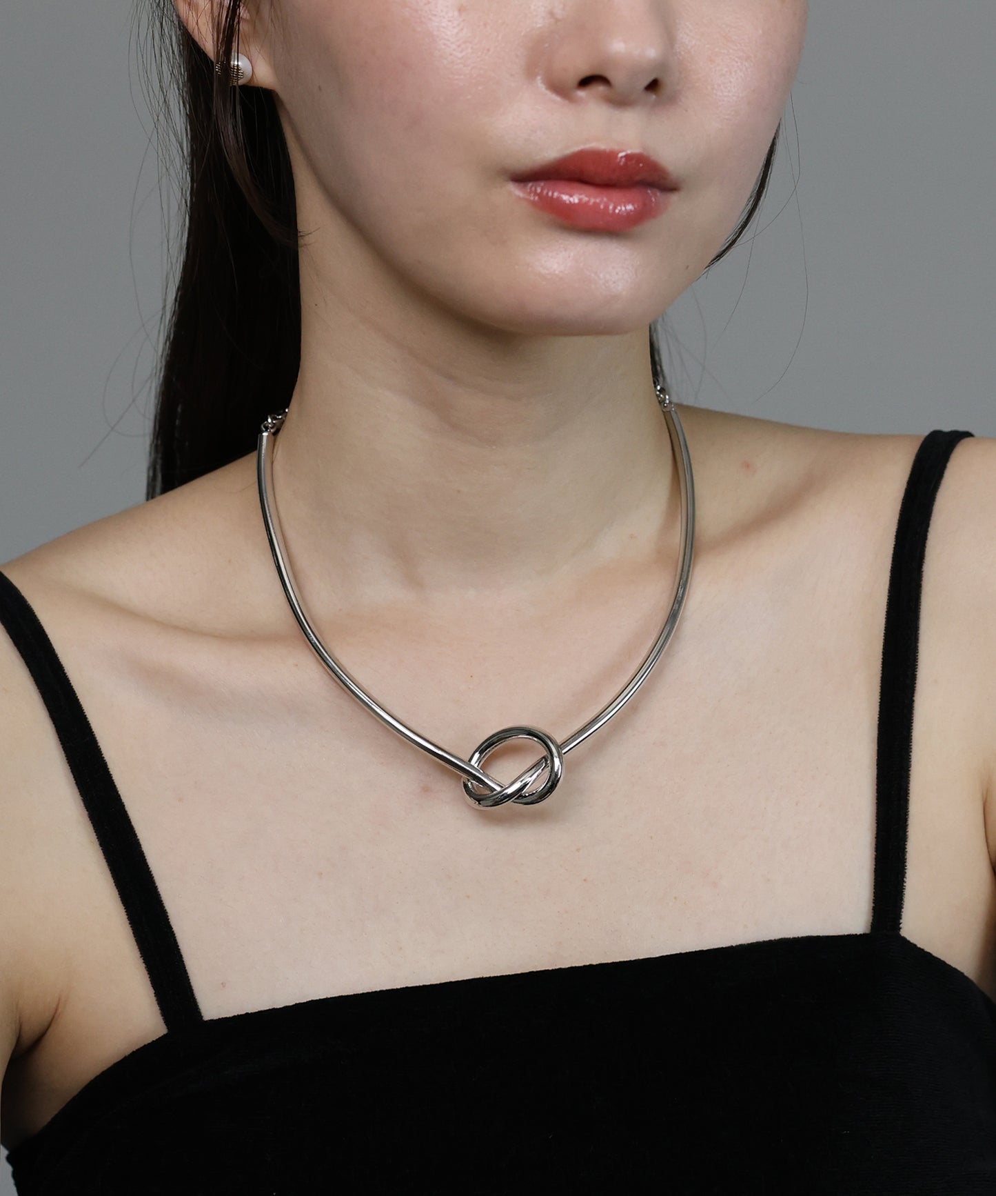 【早割5％OFF】[ J by blue ]ビッグノットデザインチョーカー / ニッケルフリー【ネコポス】