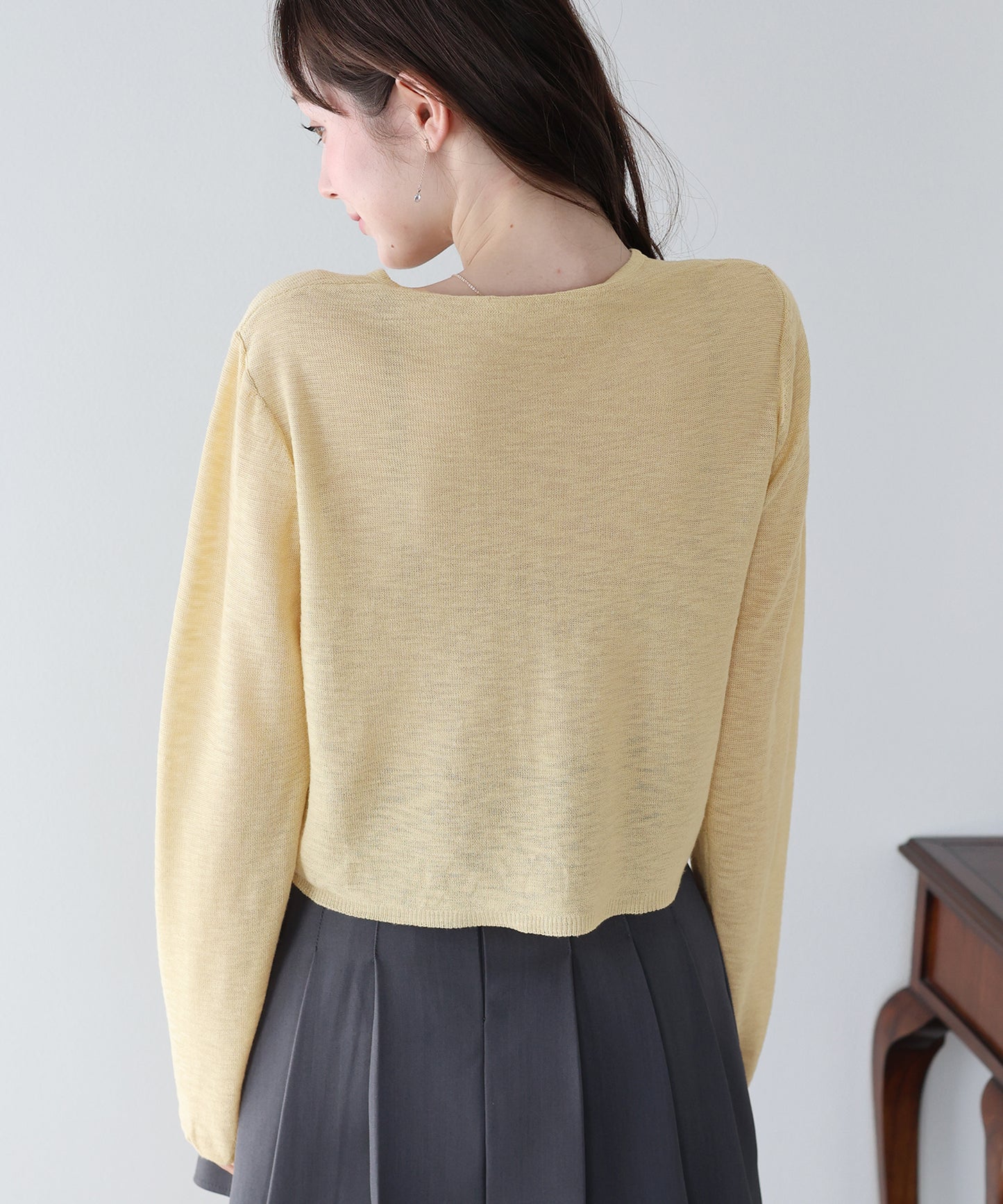 シアーニットカーディガン【ネコポス】