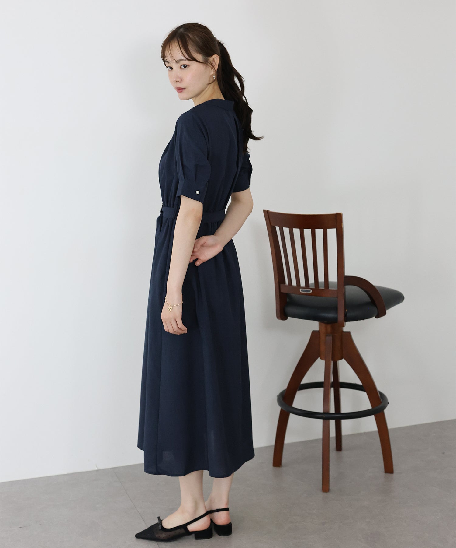 2WAYフロントタックワンピース – BLUE ONLINE