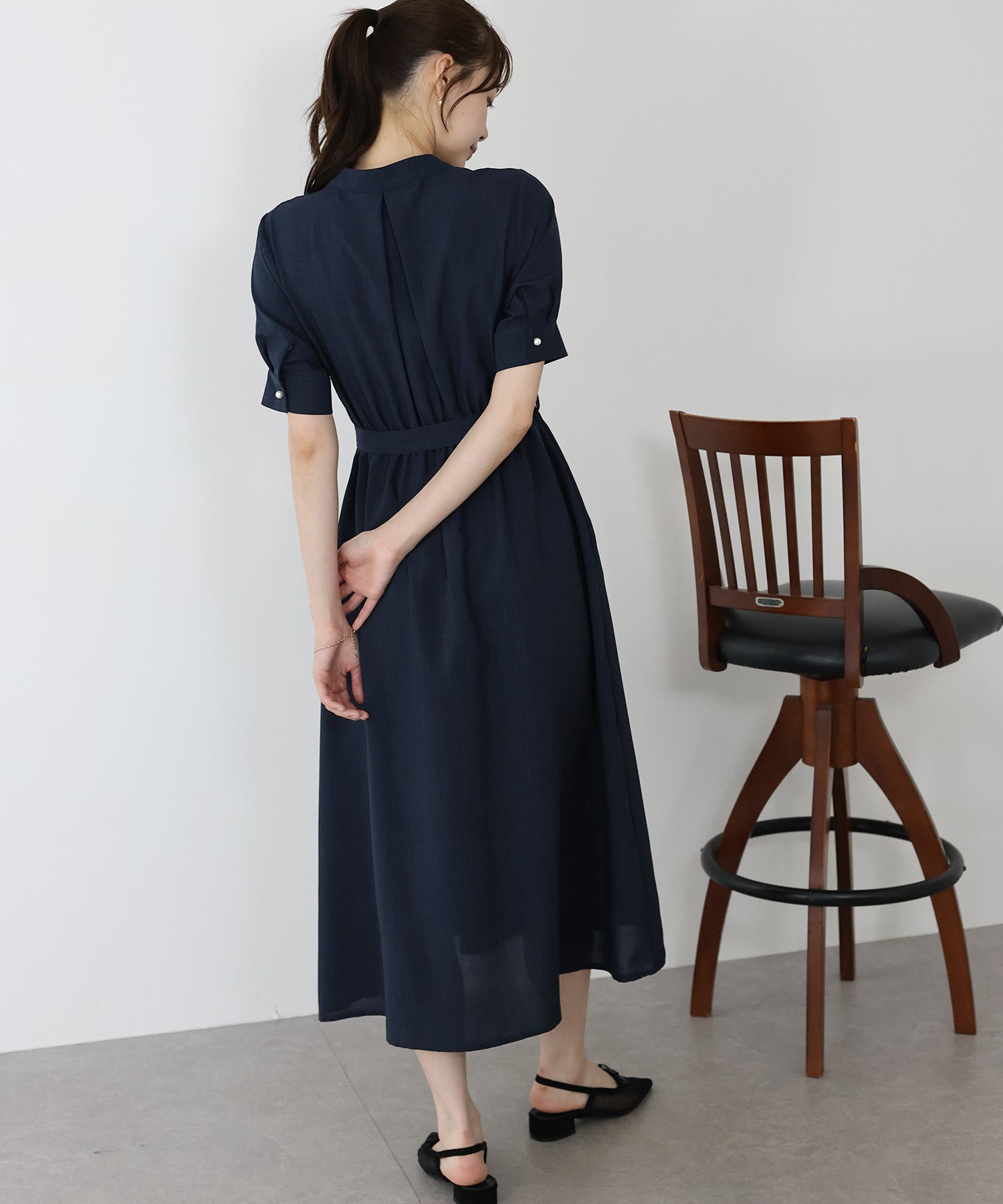 2WAYフロントタックワンピース – BLUE ONLINE