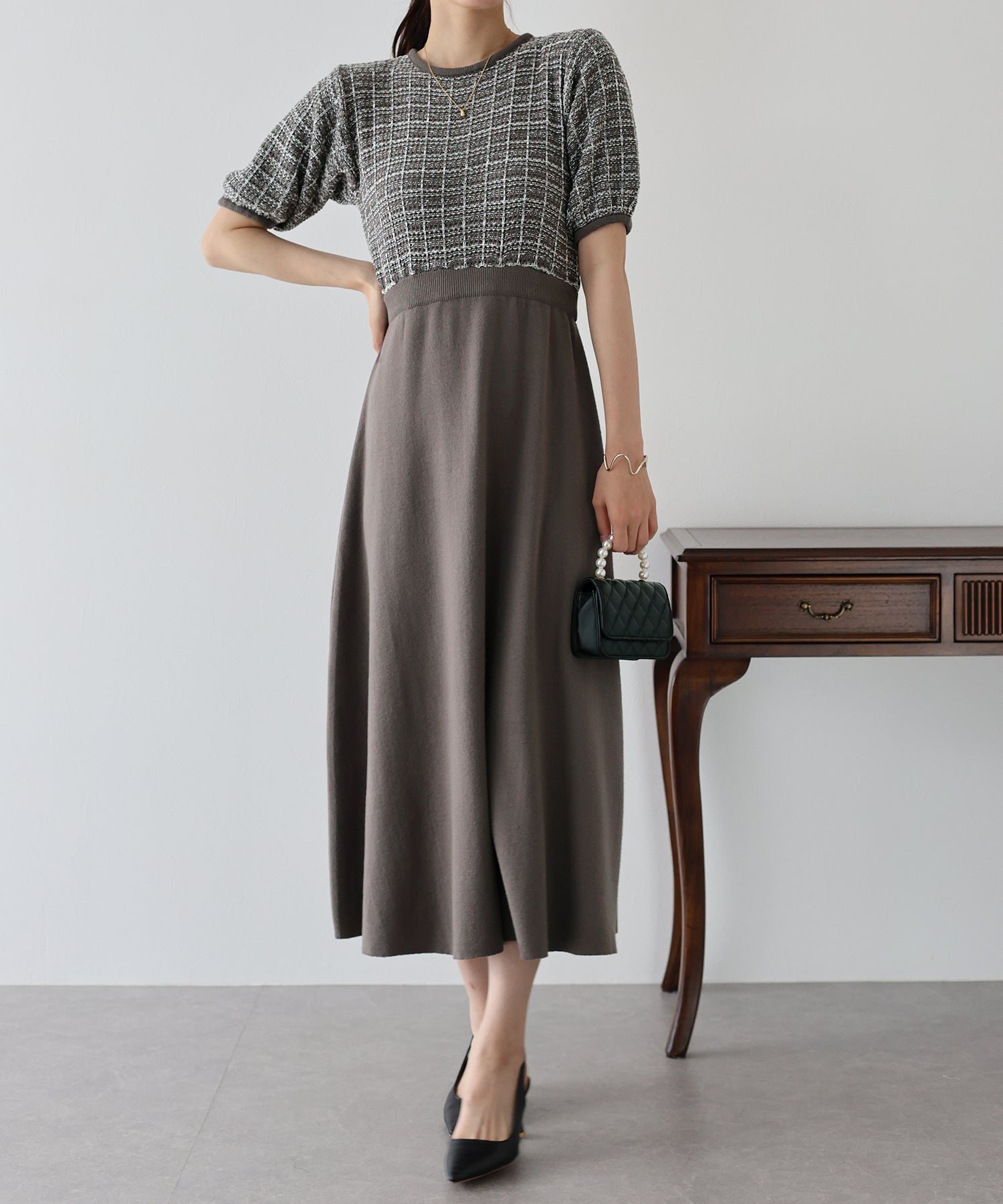 ☘️人気新作 ♡ いぶかし Ted Baker 青ニットワンピース 新品♡ 280 