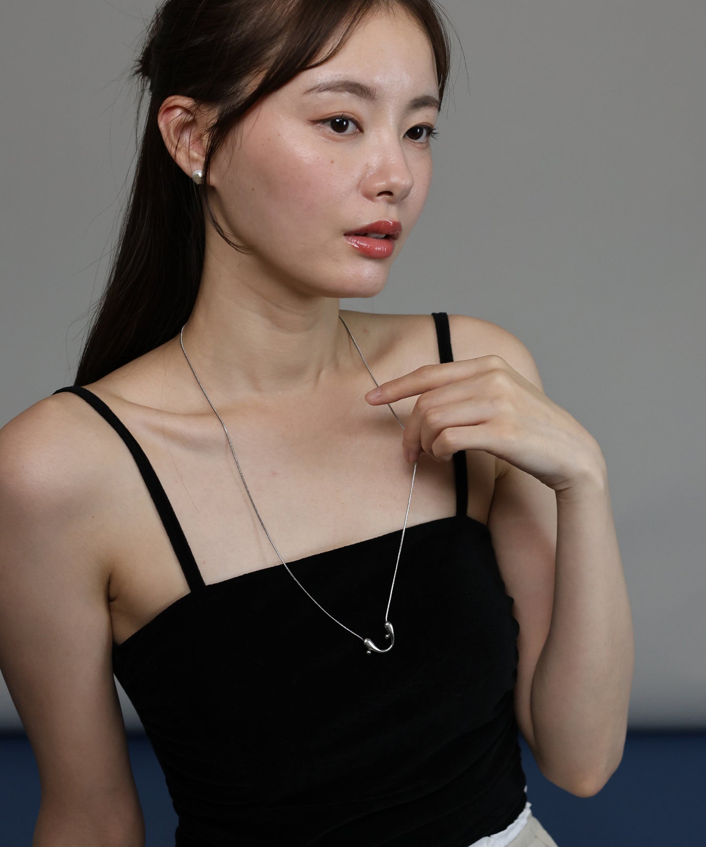 【早割5％OFF】[ J by blue ]U字チェーンネックレス / ニッケルフリー【ネコポス】