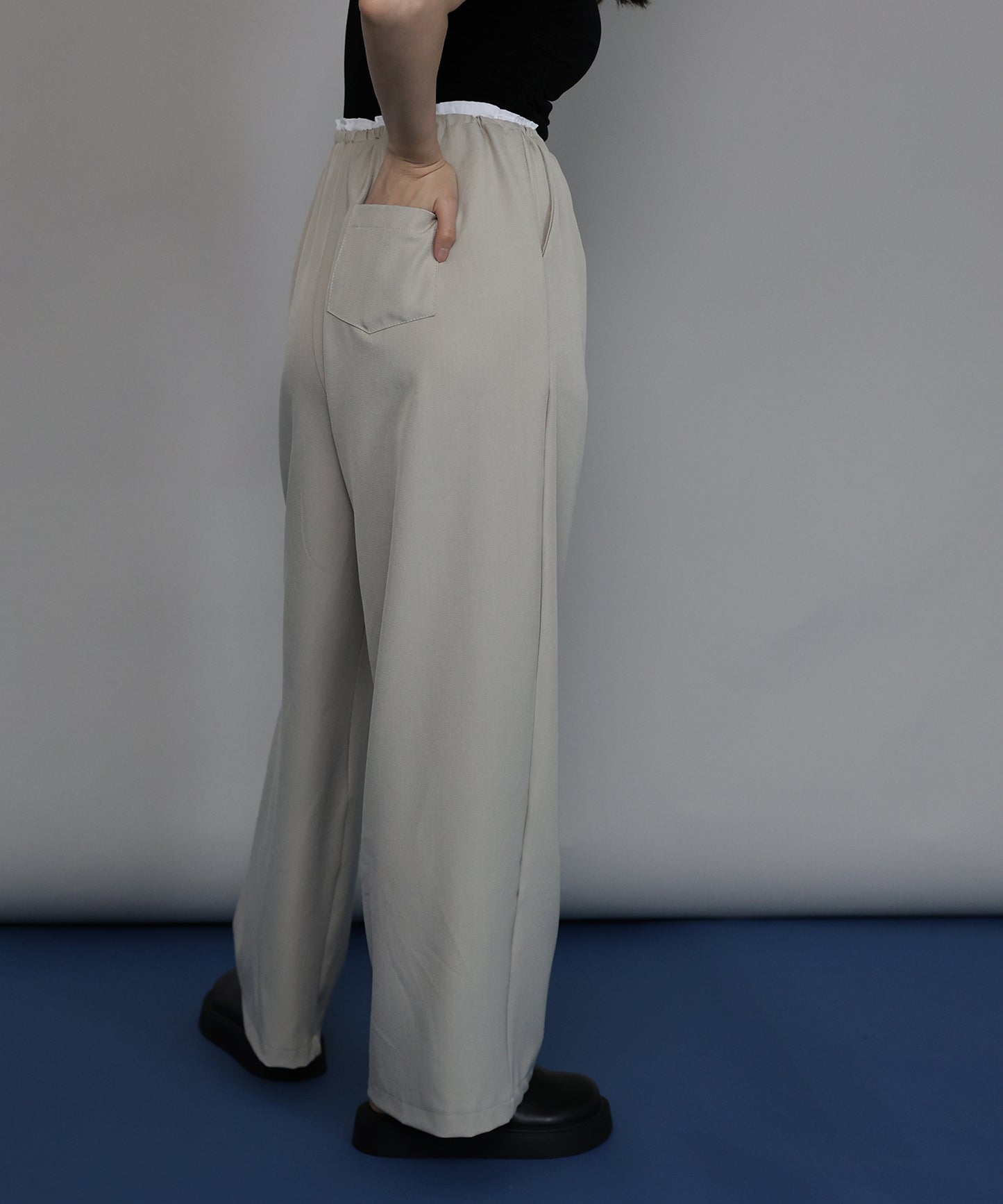 【早割5％OFF】[ J by blue ]ウエストリボンパンツ