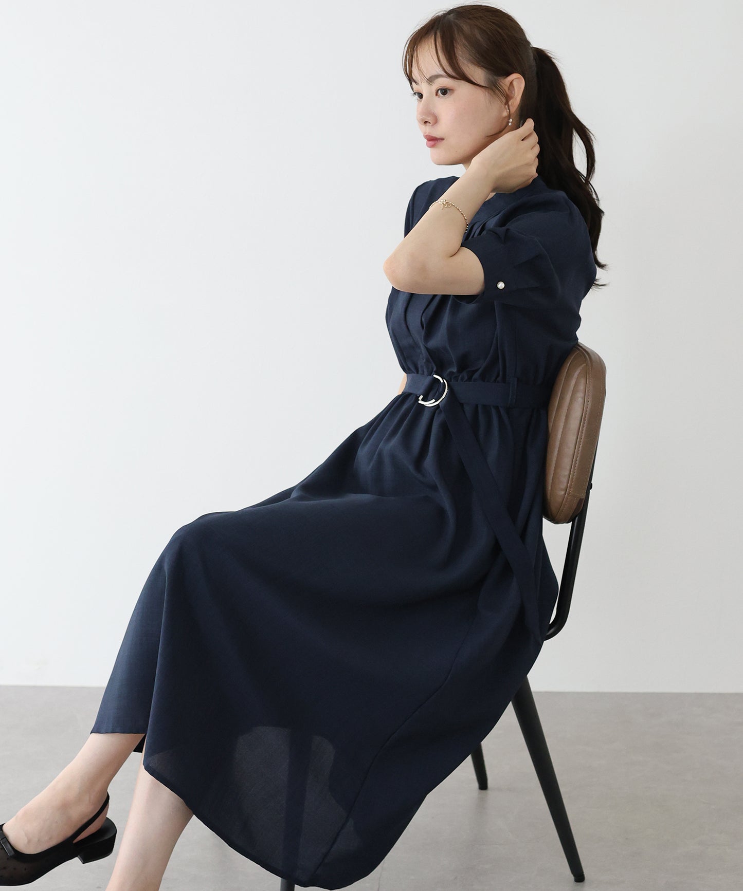 【TIME SALE】2WAYフロントタックワンピース