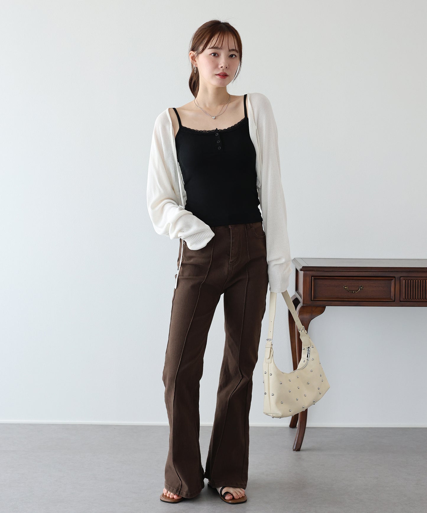 【早割5％OFF】フロントリボンシアーポレロ【メール便】