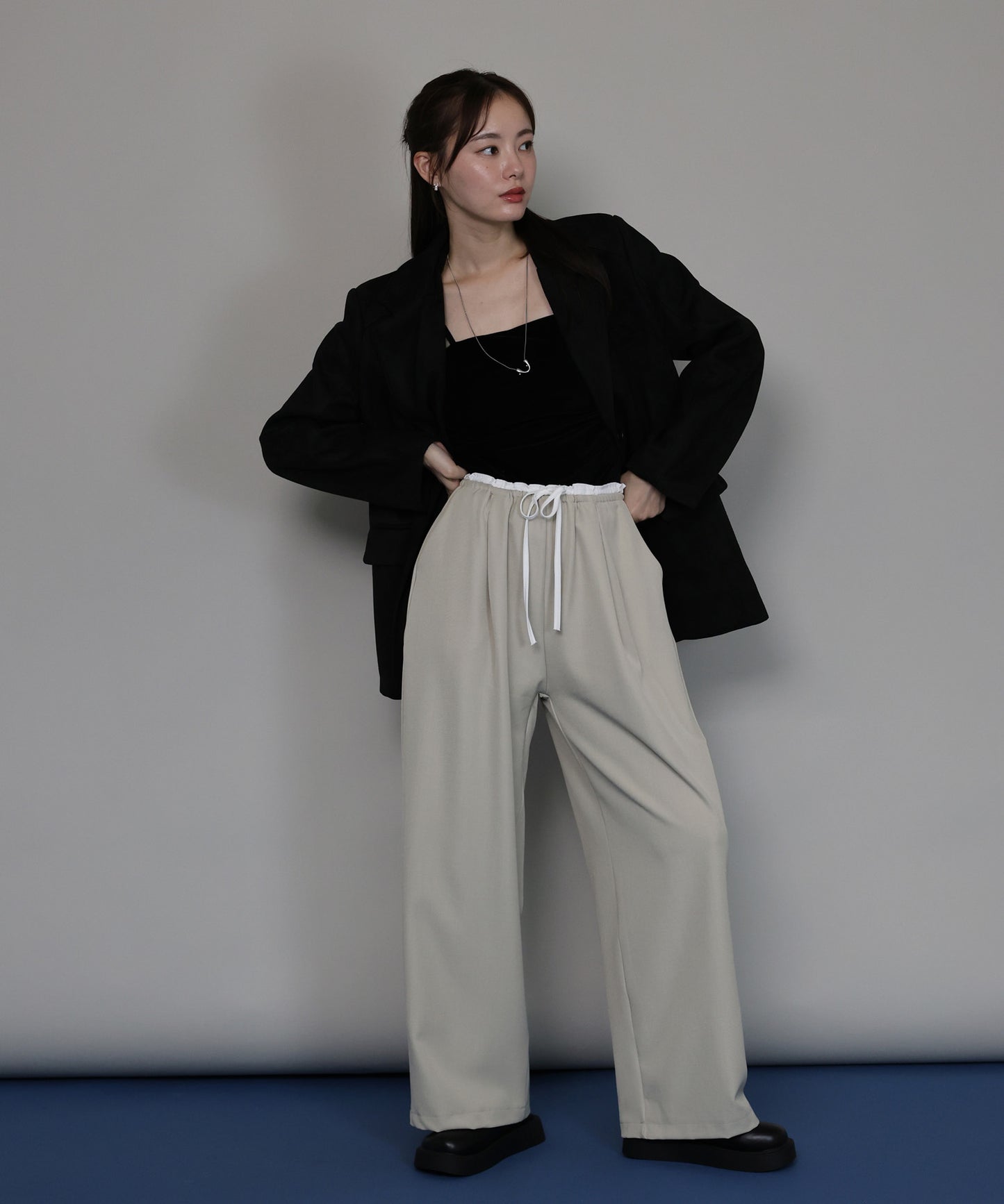 [J by blue]スウェードテーラードジャケット