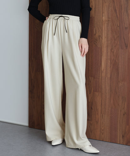 レザードロストワイドパンツ