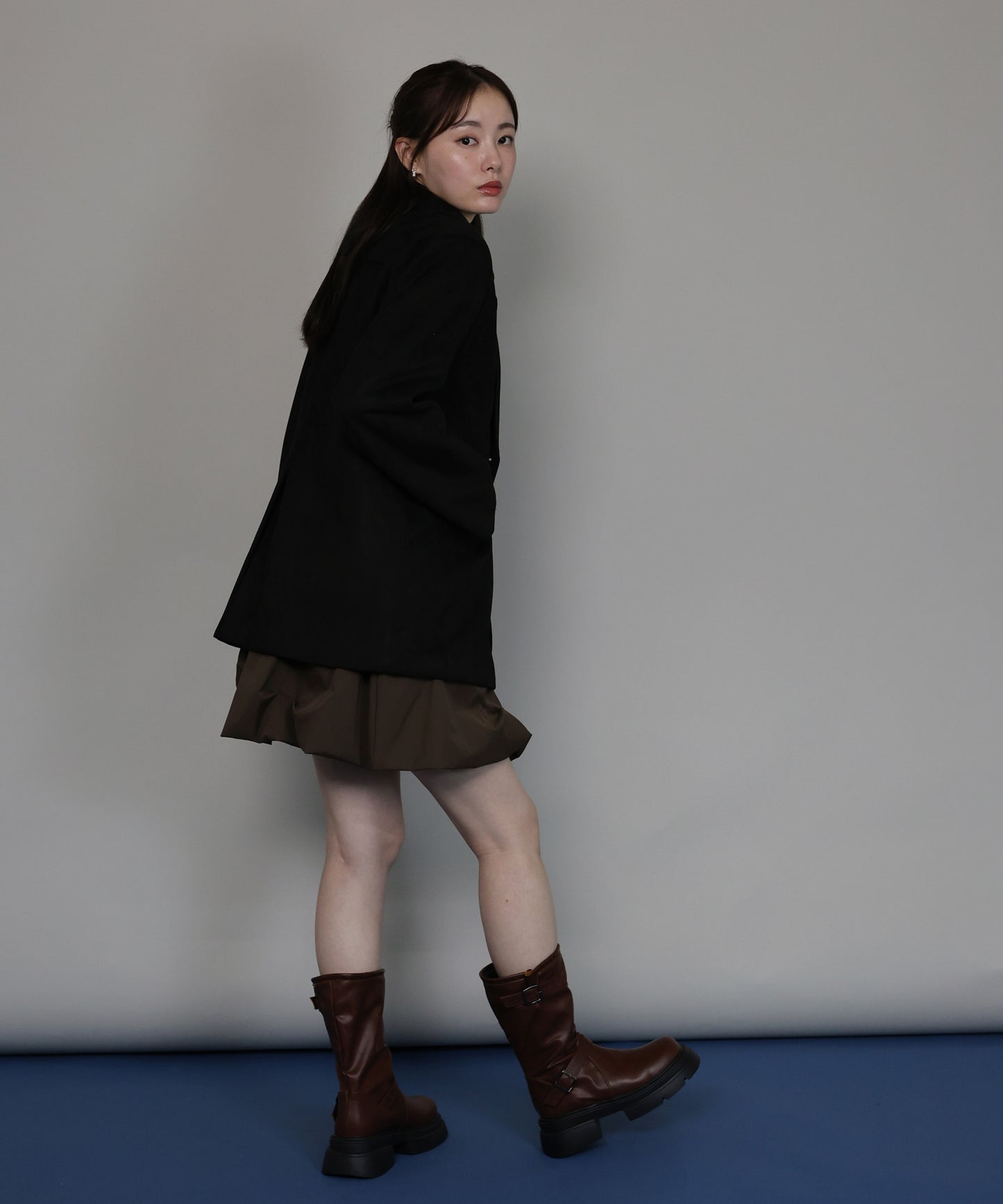 [J by blue]スウェードテーラードジャケット