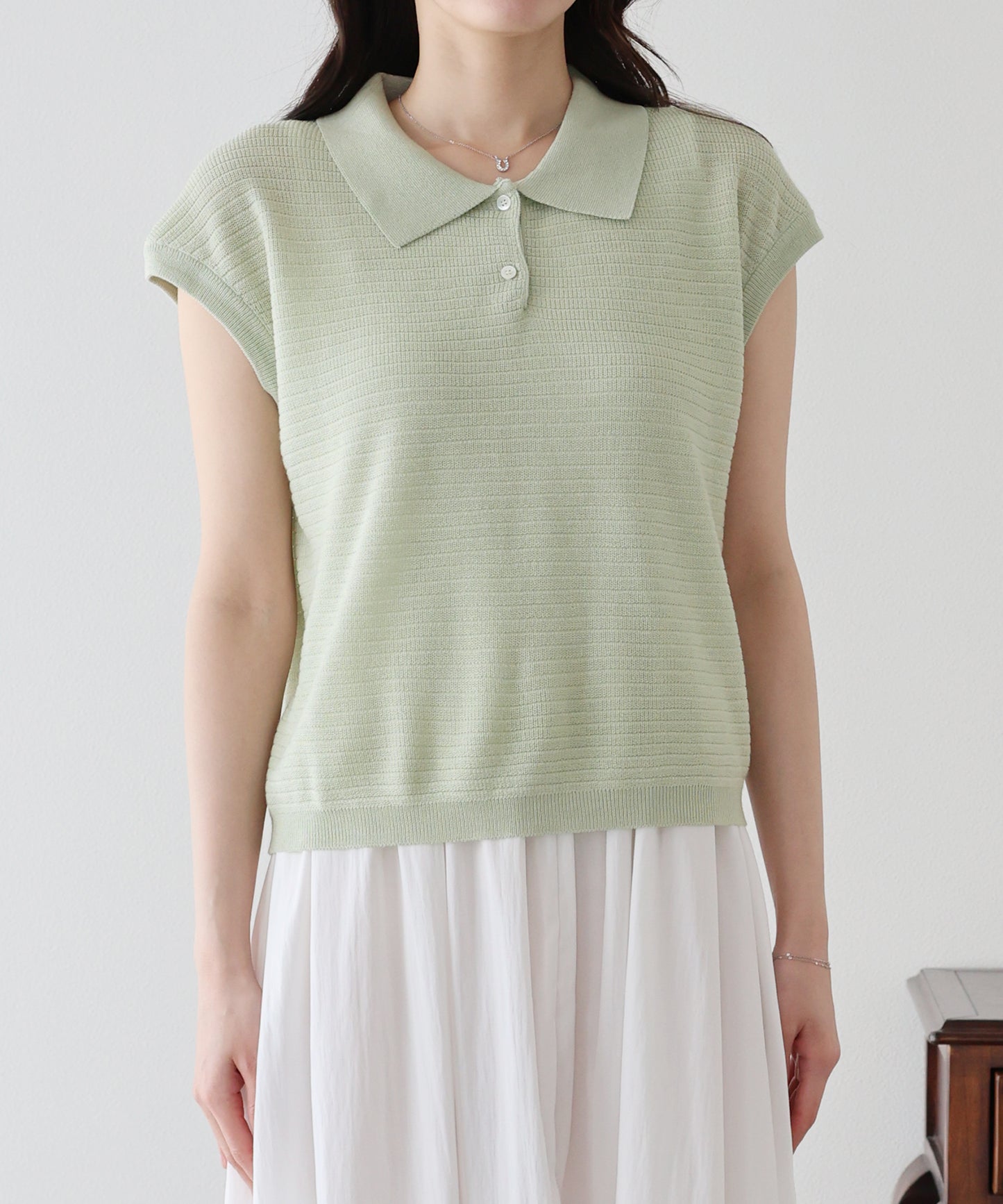 【早割5％OFF】フレンチリブポロニット【ネコポス】