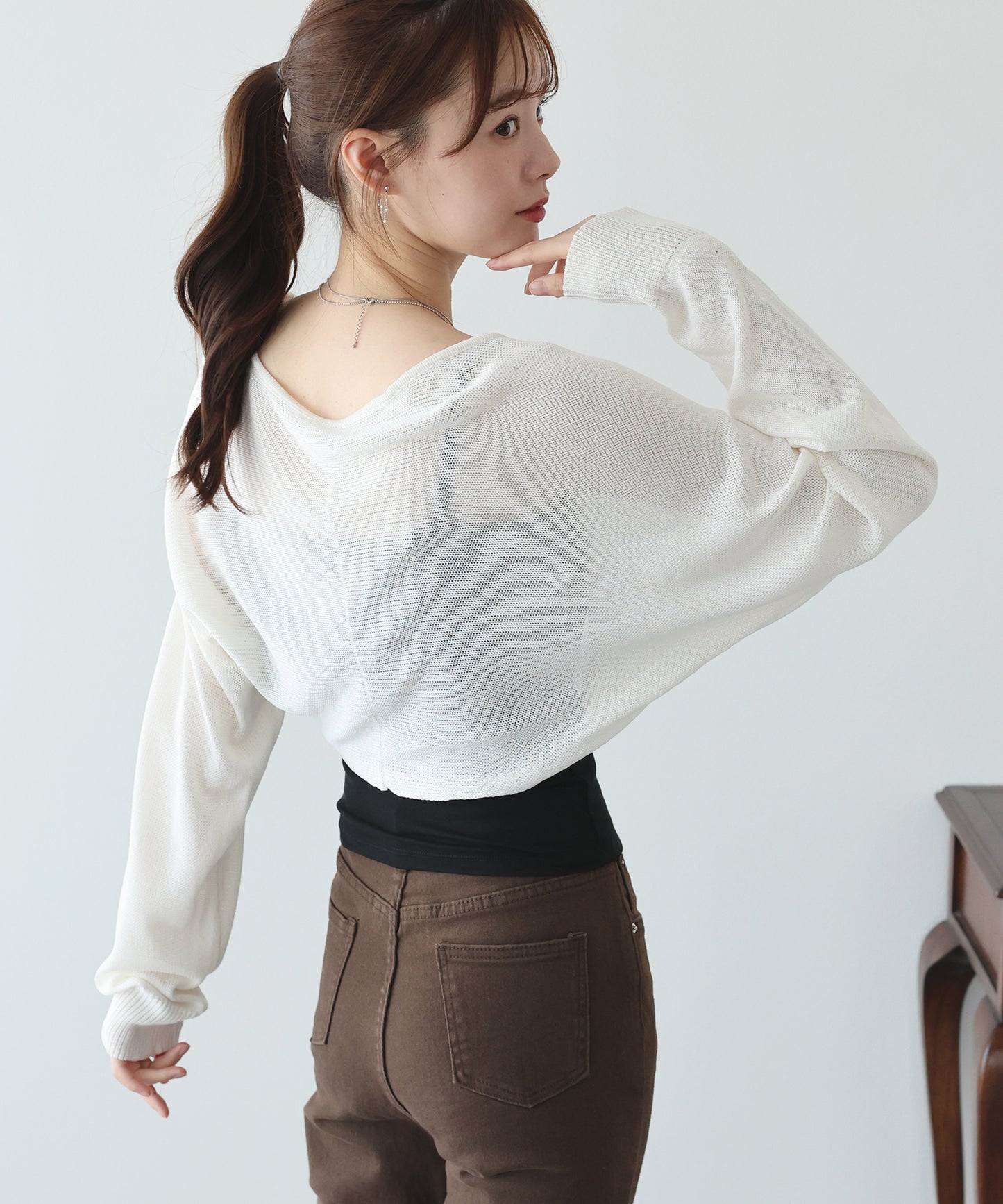 【早割5％OFF】フロントリボンシアーポレロ【メール便】