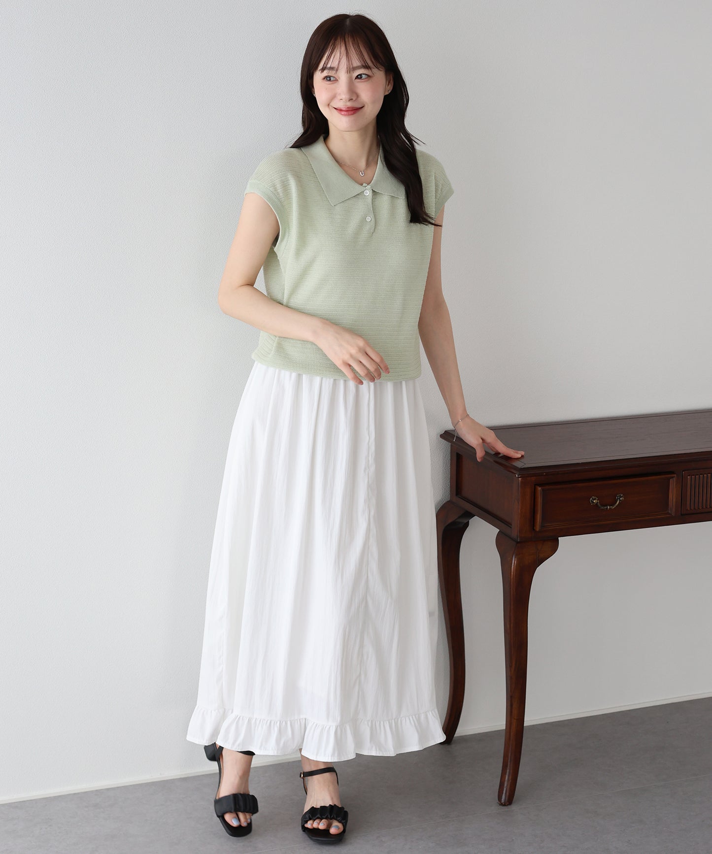 【早割5％OFF】フレンチリブポロニット【ネコポス】