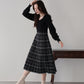 選べる2丈・チェックジャガードニットワンピース