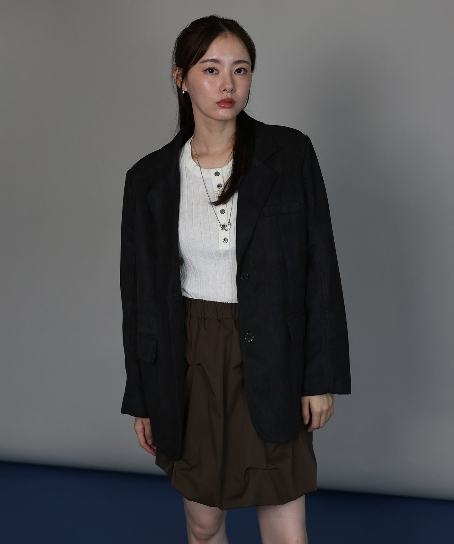 [J by blue]スウェードテーラードジャケット