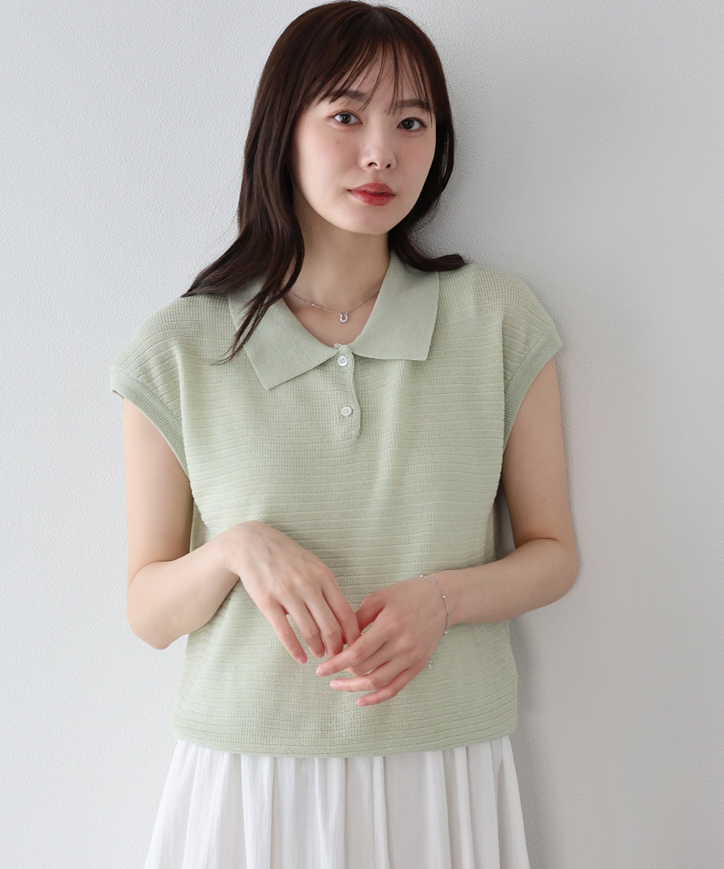 【早割5％OFF】フレンチリブポロニット【ネコポス】