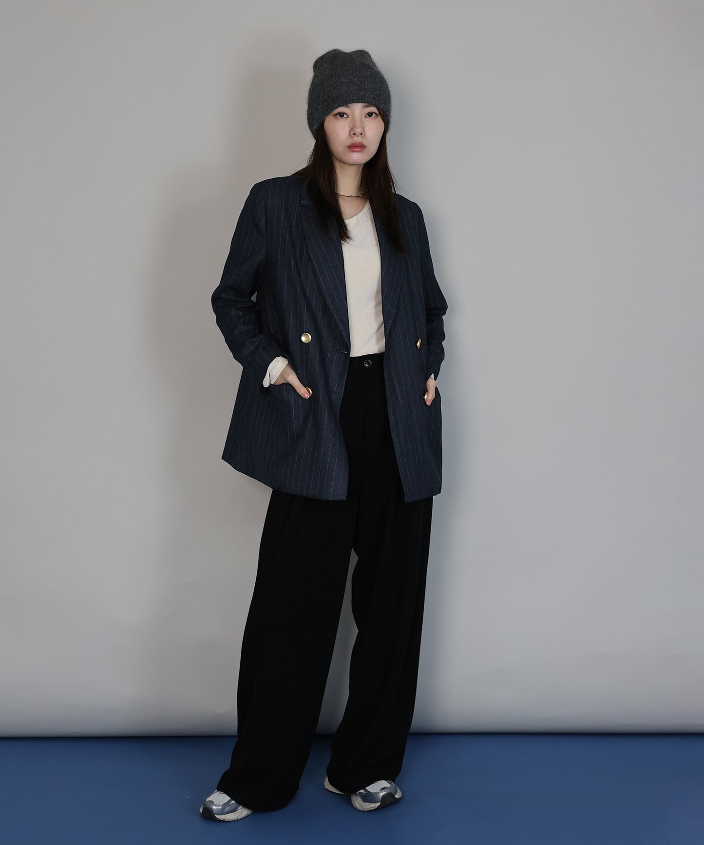 【TIME SALE】ピンストライプテーラードジャケット