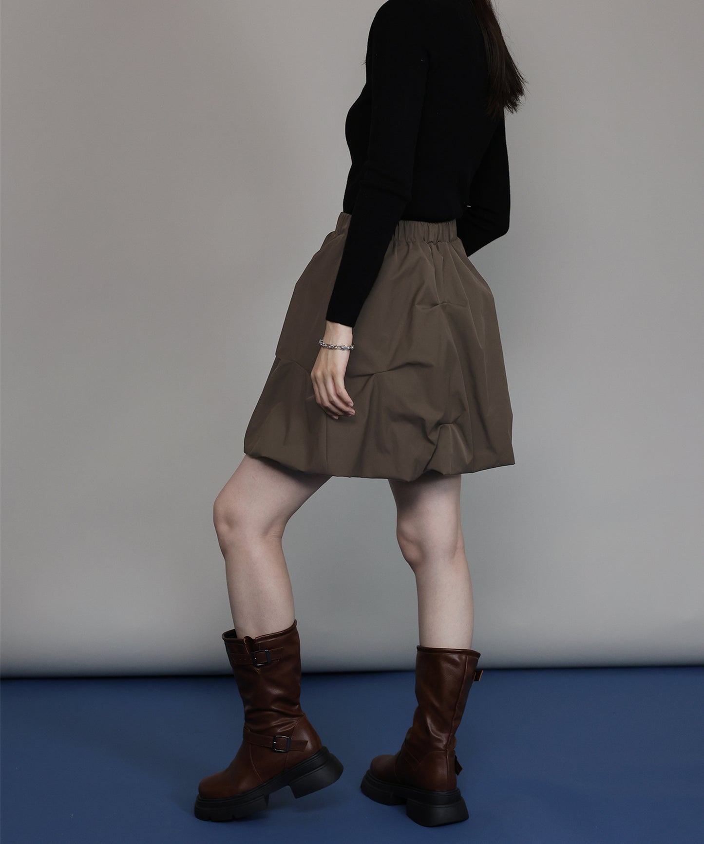 [ J by blue ]ピンタックミニスカート