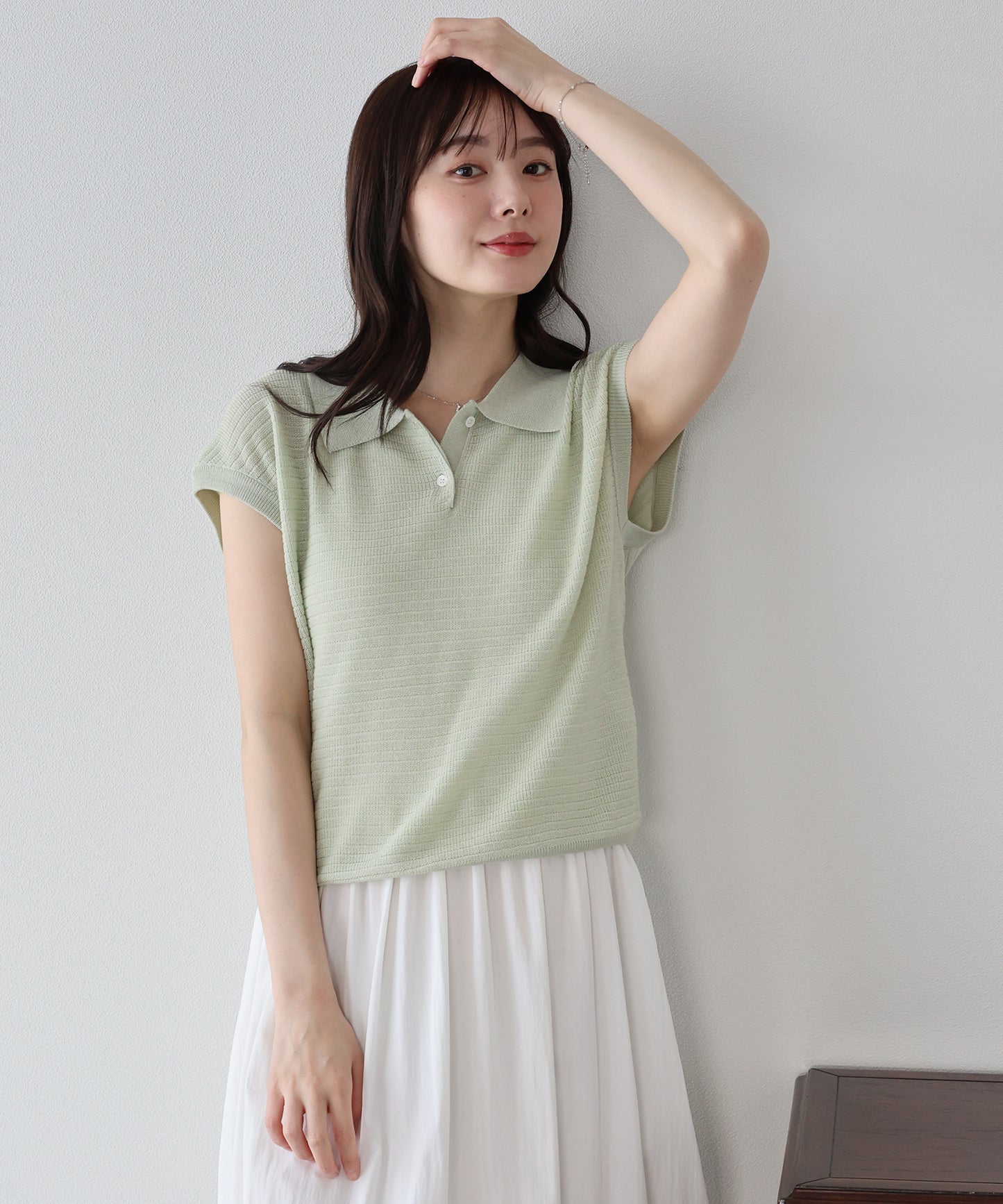 【早割5％OFF】フレンチリブポロニット【ネコポス】