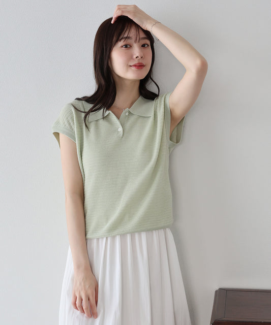 【早割5％OFF】フレンチリブポロニット【ネコポス】