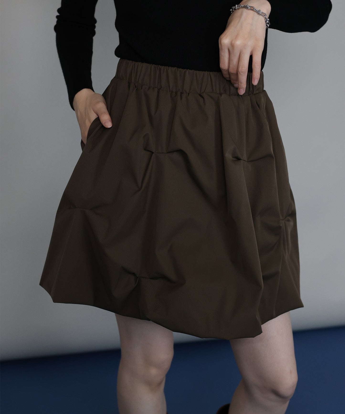 【早割5％OFF】[ J by blue ]ピンタックミニスカート