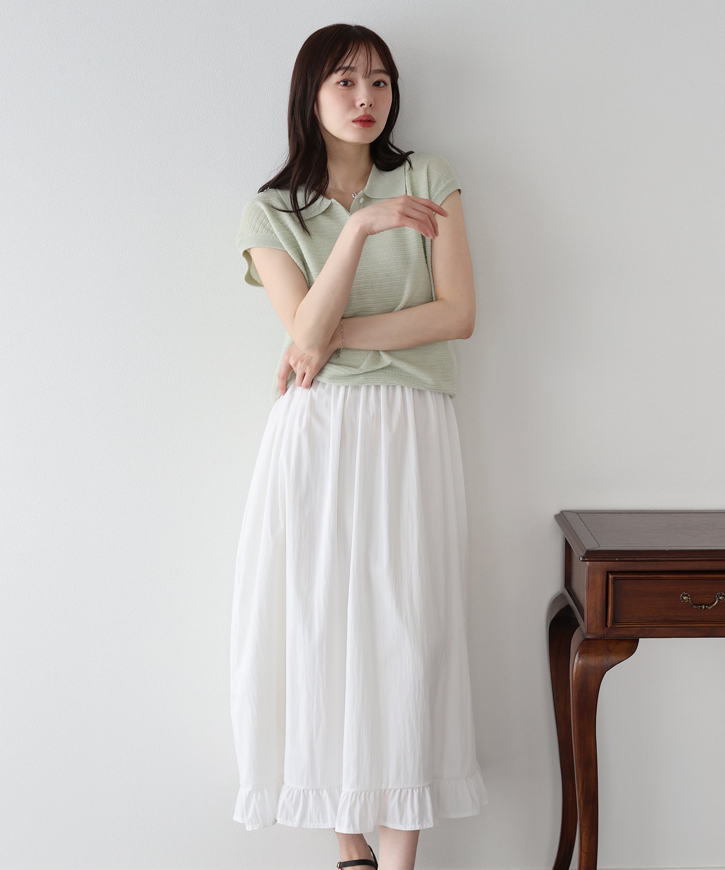 【早割5％OFF】レイヤードドッキングワンピース