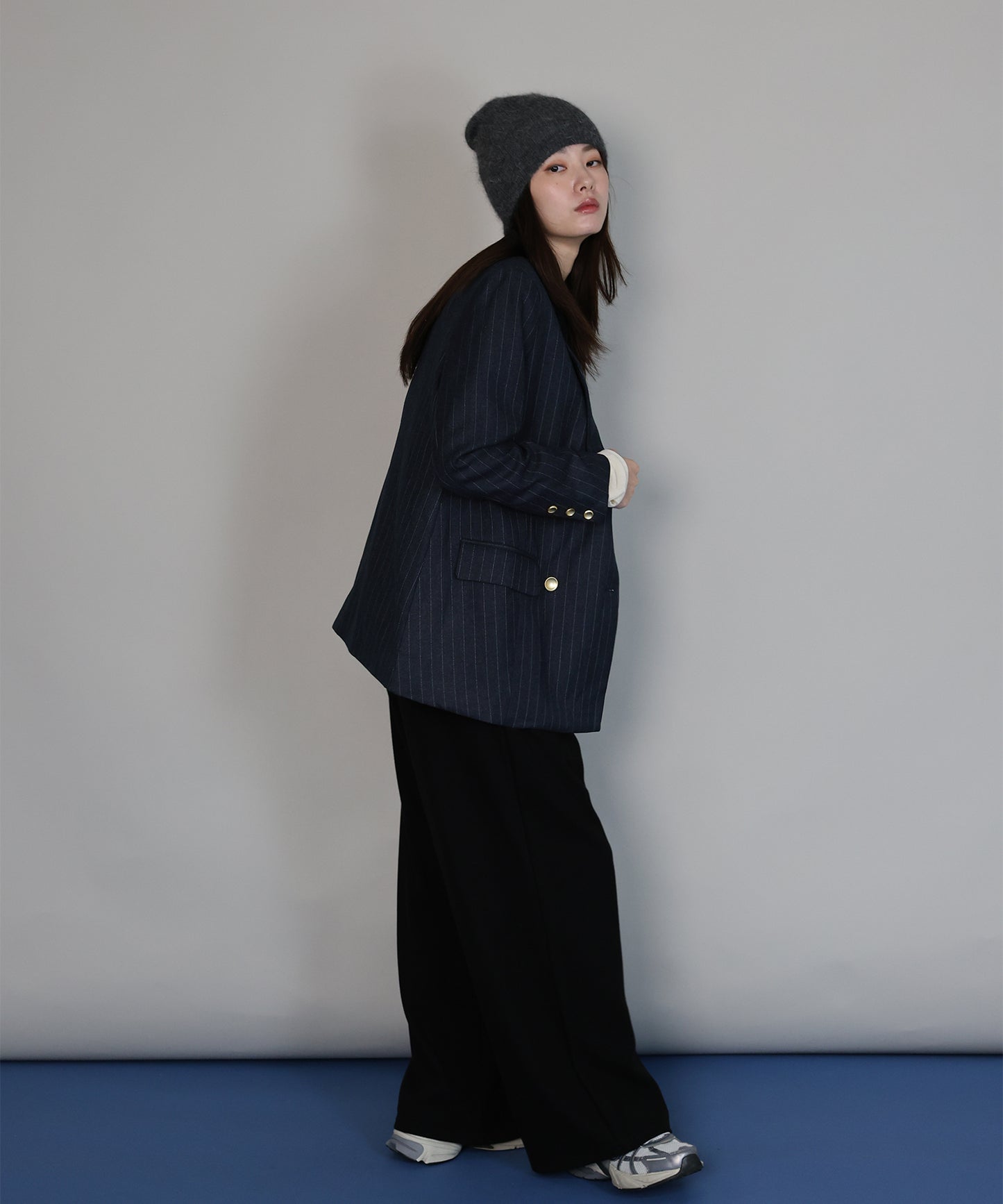 【TIME SALE】ピンストライプテーラードジャケット