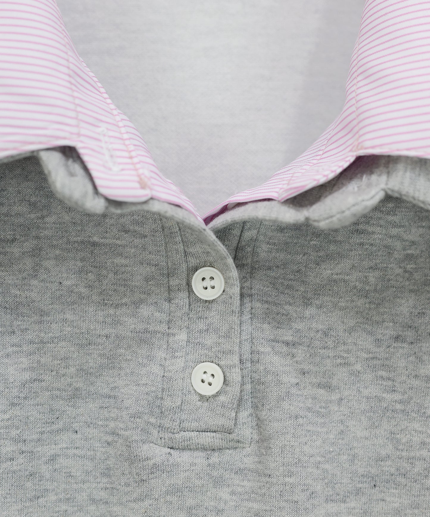 【早割5％OFF】シャツレイヤードスウェット