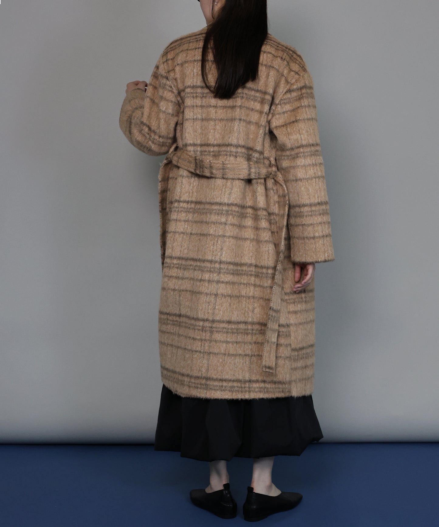 【TIME SALE】[ J by blue ]チェックロングコート