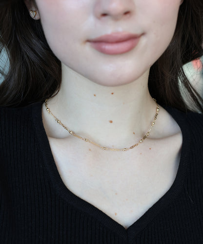 【早割5％OFF】ハートチェーンネックレス【ネコポス】