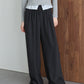 レザードロストワイドパンツ