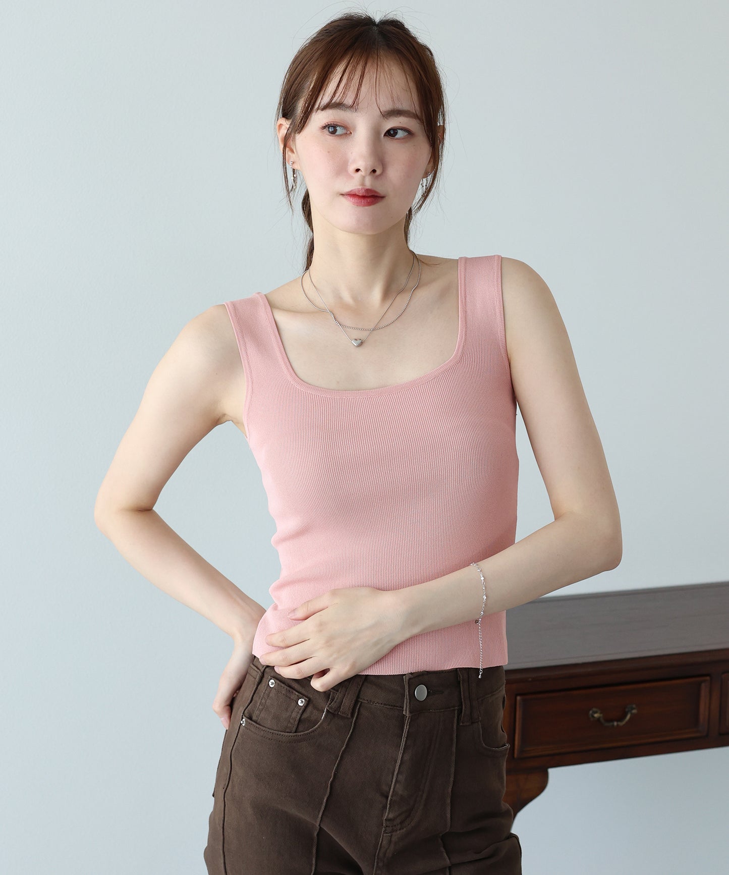 【早割5％OFF】スクエアタンクトップ【メール便】