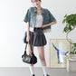 【早割5％OFF】ヘムレースデニムジャケット