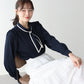 【早割5％OFF】パールバイカラーボウタイブラウス
