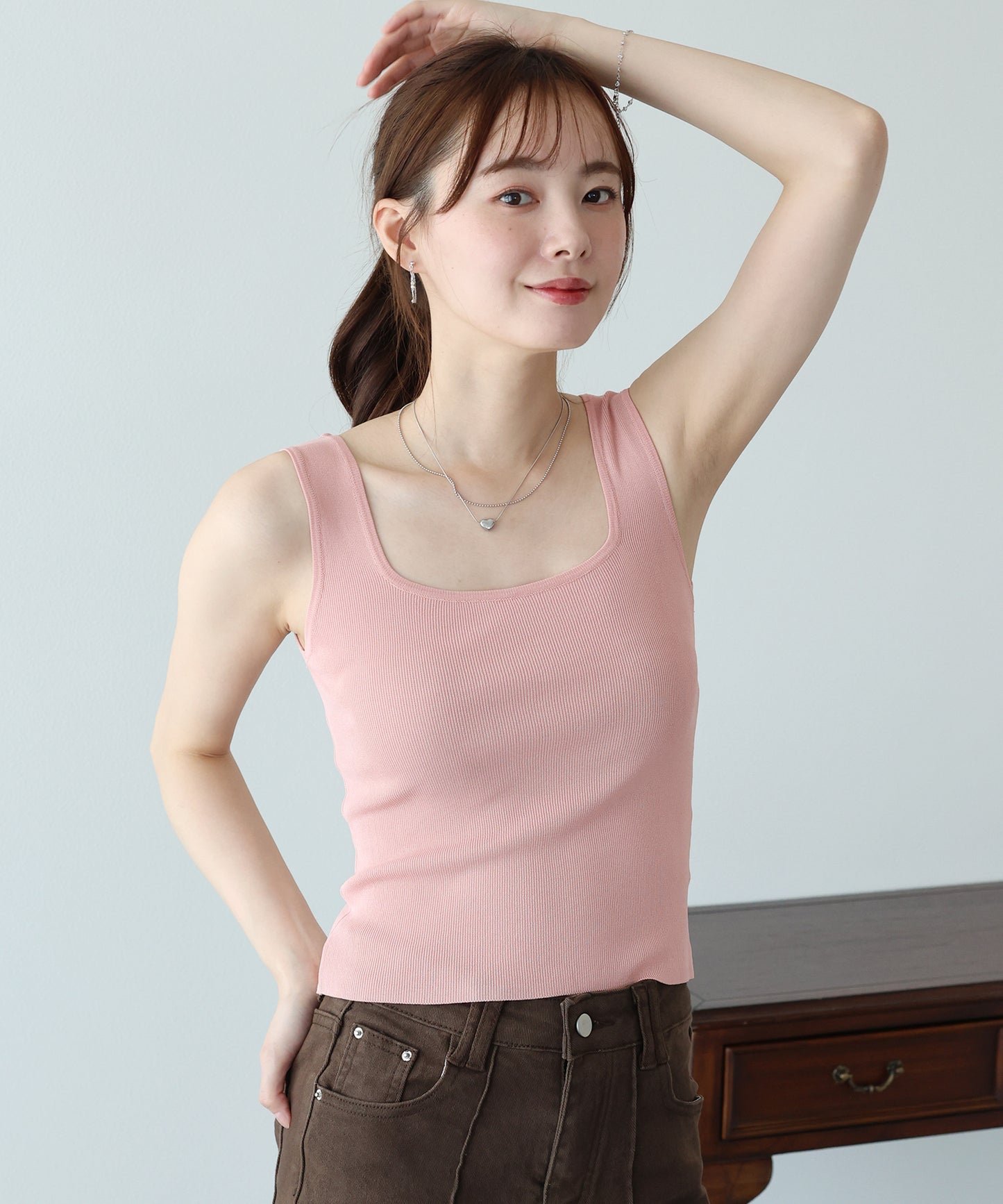 【早割5％OFF】スクエアタンクトップ【メール便】